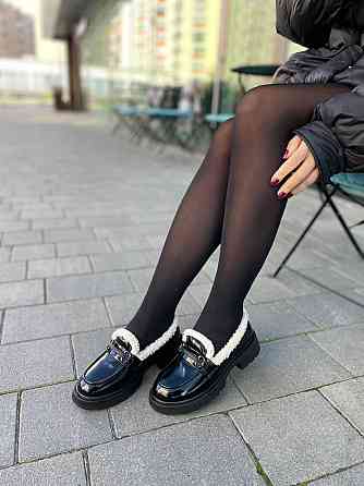 PLPS Лофери жіночі PLPS чорні шкіра лакована низький хід 36-41 ( -3) Коломыя