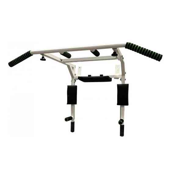 Турнік-бруси настінний Iron 4 в 1 з м'якими ручками білий NE-TR-4W Вінниця