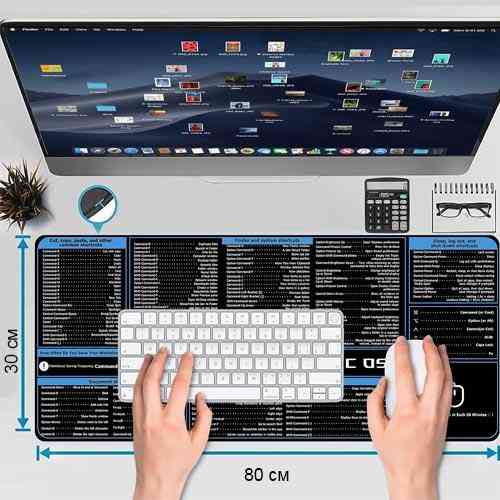 Игровая поверхность, большой коврик для мышки 80x30см, macOS Киев