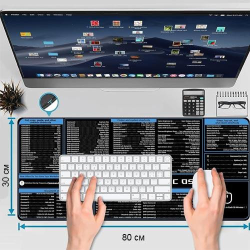 Игровая поверхность, большой коврик для мышки 80x30см, macOS Киев - изображение 3