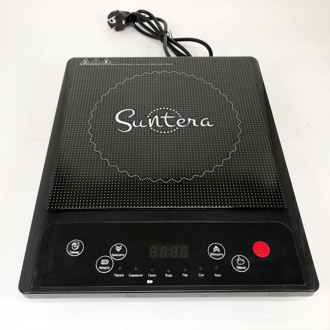 Комфорка електрична Suntera ICD-1008 2000 Вт, Електроплита на 1 конфорку, PD-360 Електроплита інфрачервона Київ - фото 6