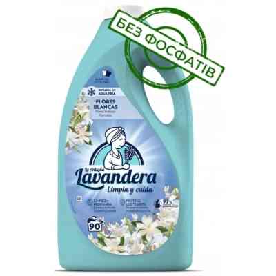 Гель для прання La Antigua Lavandera Flores Blancas З ароматом жасмину 4.5 л (8435495838241) Вінниця