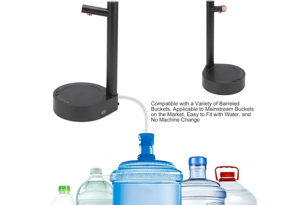 Электронный настольный умный диспенсер/насос для воды с USB зарядки WATER DISPENSER черный Коломыя - изображение 2