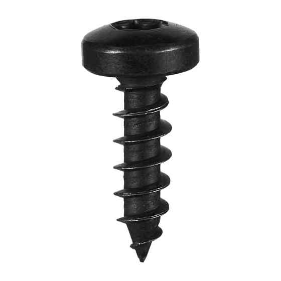 Саморізи, Під зірчасту викрутку, TORX Звичайний, Чорний, Метал, Розміри (мм): F-6 H1-20. Марка автомобіля: Київ