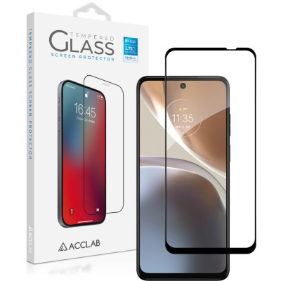 Скло захисне ACCLAB Full Glue MOTO G32 Black (1283126544309) Вінниця - фото 1