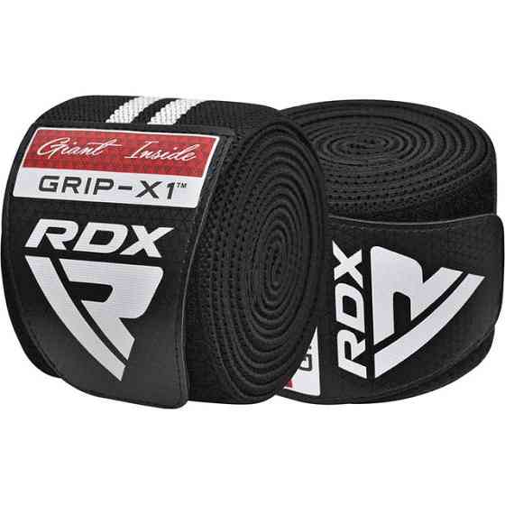 Бинти на коліна RDX GYM KNEE WRAP R11 BLACK/WHITE Каменское