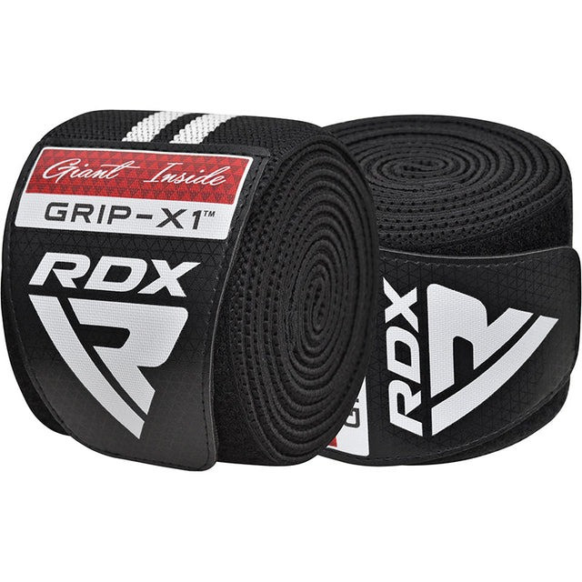 Бинти на коліна RDX GYM KNEE WRAP R11 BLACK/WHITE Кам'янське - фото 4
