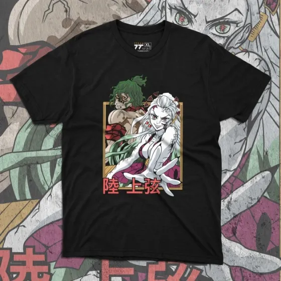 Футболка для підлітка хлопчика з принтом Клинок, рассекающий демонов Дакі і Гютаро Розмір 160 Anime10375 Дніпро