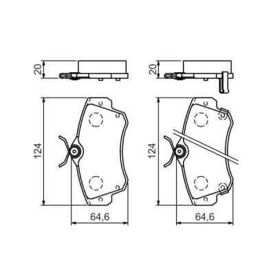 Гальмівні колодки Bosch 0 986 494 029 Вінниця