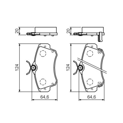 Тормозные колодки Bosch 0 986 494 029 Винница - изображение 4