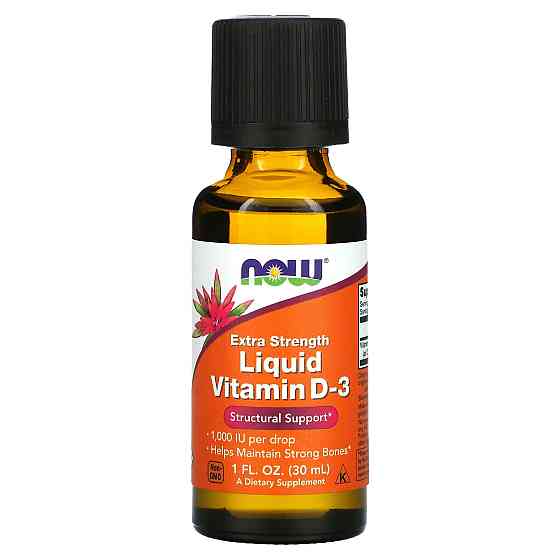 Рідкий вітамін D-3 сильної дії (Vitamin Liquid D3) 1000 MО 30 мл Київ