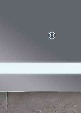 Дзеркало Mixxus TWEE MR09-80x60-REVERSE з LED Touch, Anti-fog, димером, регулюванням яскравості  ( MI6660 ) 22382 Харків