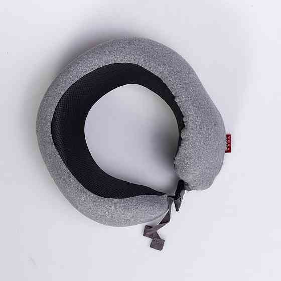 Yiwu Подушка для шиї U-подібна з кейсом для зберігання світло-сіра HP-56-18 Коломыя