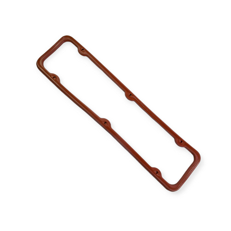 Прокладка кришки ГАЗ 3102, 3110, 3302, 2705 (402) гума червона клапанна Мукачево - фото 1