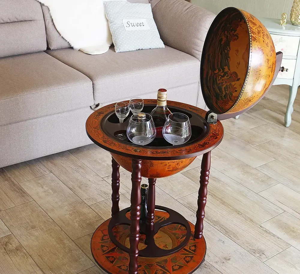 Глобус бар на пол Древняя карта коричневый сфера 36 см Гранд Презент mastersem Киев - изображение 4