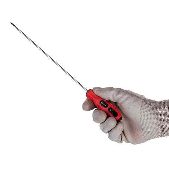 Викрутка хрестова, PH0×200 мм, Cr-V INTERTOOL VT-3135 Киев