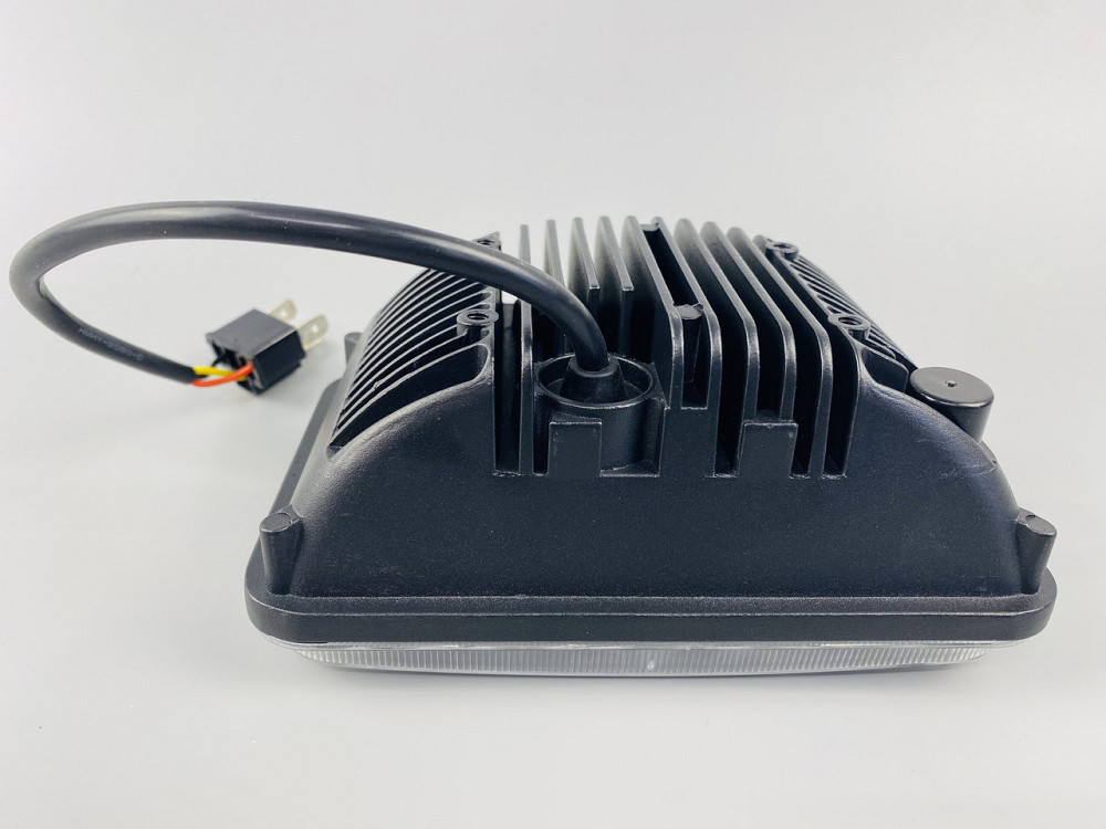 Фара LED прямокутна 45W, 15 ламп, дальній і ближній промінь 10/30V 6000K товщина: 78 мм Мукачево - фото 9