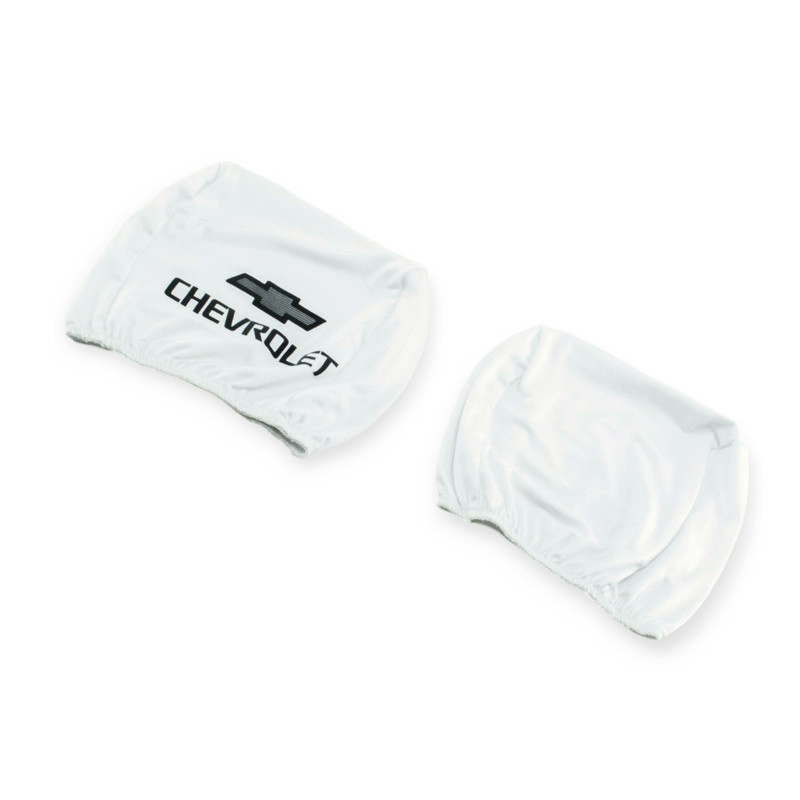 Чехлы подголовники белые (2 шт) chevrolet на Мукачево - изображение 1
