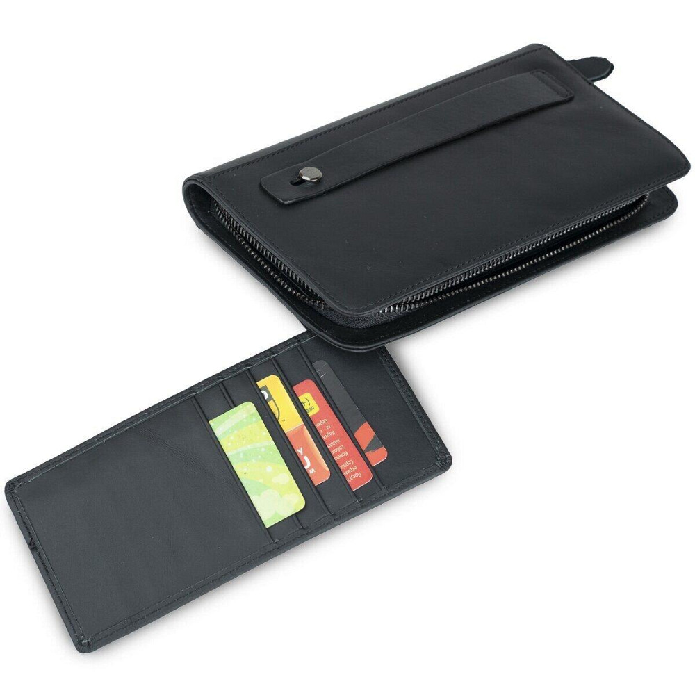 Клатч мужской с ремнем Vintage 14664 Черный Киев - изображение 9