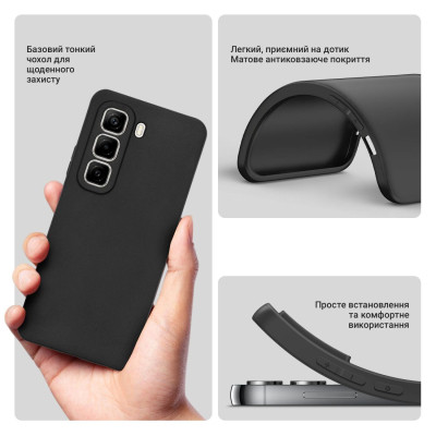 Чехол для мобильного телефона BeCover Infinix Hot 50 Pro (X6881) Black (712740) Винница - изображение 5