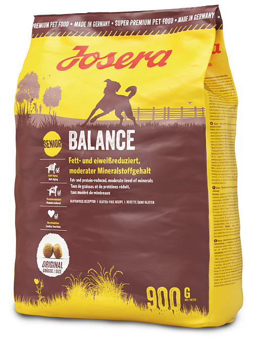 Сухой корм Josera Balance (Senior Medium/Maxi) для стареющих и менее активных собак, 900 г Винница - изображение 1