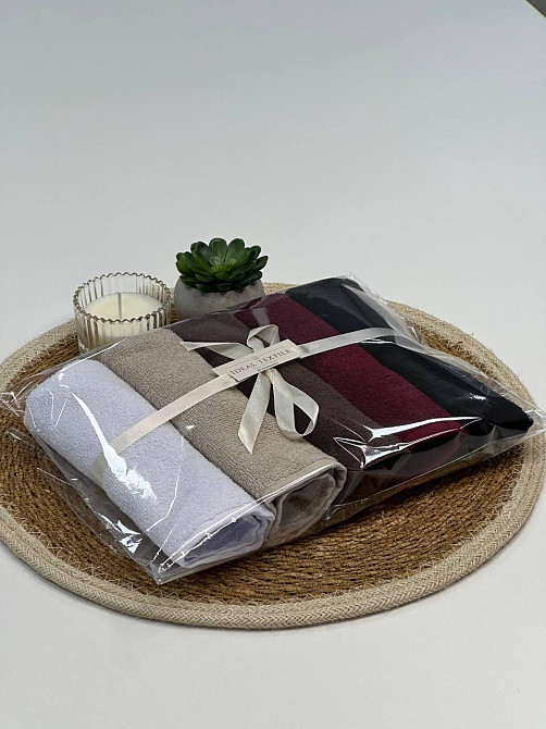 Набір махрових рушників Ideal Textile 30х30 см 400 г/м2 (56861068) Чернівці - фото 3