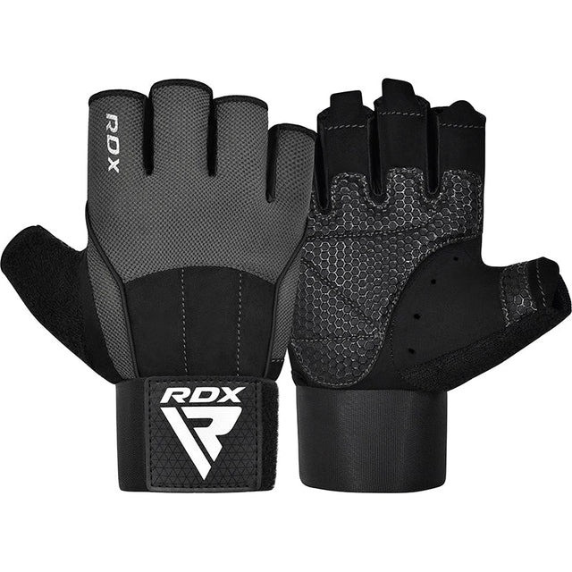 Рукавички для фітнесу RDX  W3 GREY WITH EVA PADDING-XL Каменское - изображение 1