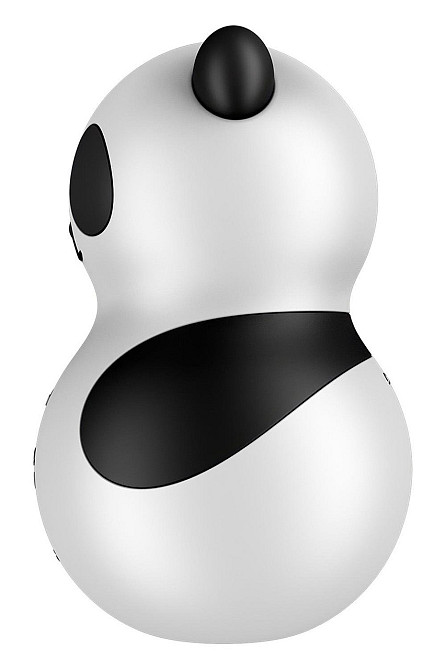 Вакуумный стимулятор с вибрацией Satisfyer Pocket Panda черно-белый, 8.9 см Sex Aura Киев - изображение 4