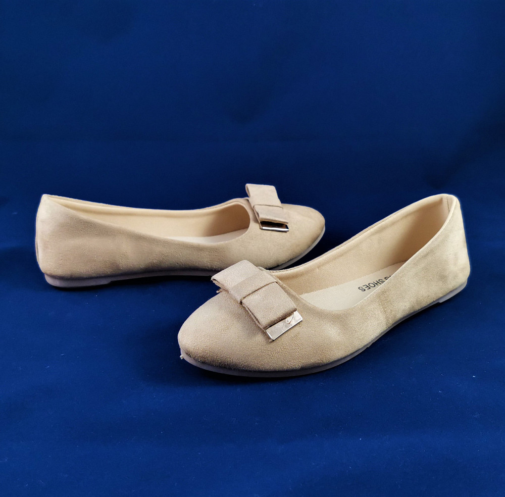 .Жіночі Балетки Бежеві Туфлі Замшеві Мокасини (розміри: 39,40) - 139 Дніпро - фото 2