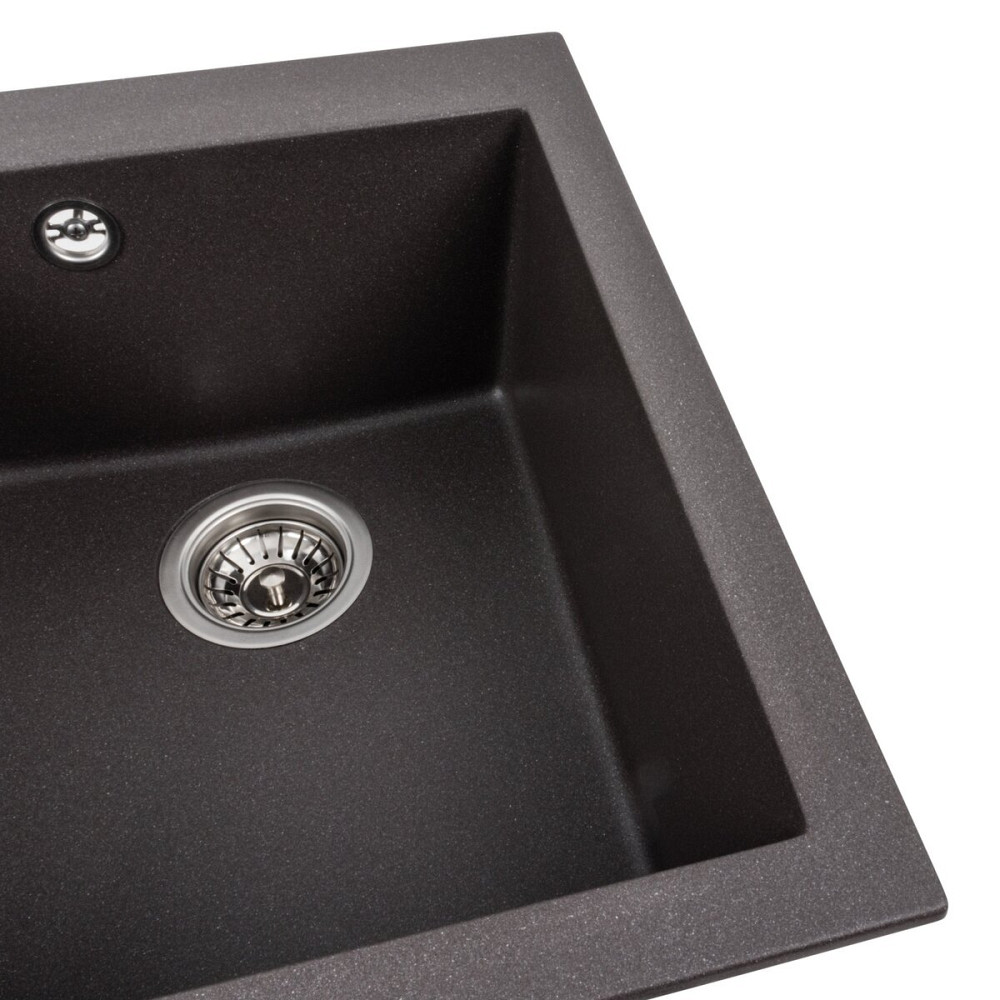 PLATINUM Гранітна мийка для кухні Platinum 4150 SOKIL матовий Гренадін Київ - фото 4