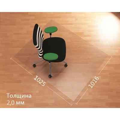 Килимок під крісло Аклас AironTrade 1025х1016х2.0 Прозорий (00020956) Вінниця