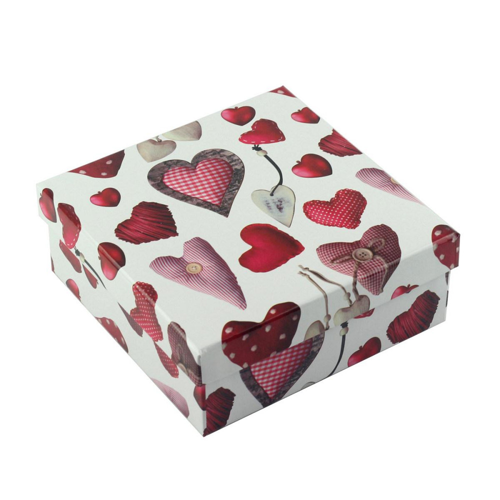 Коробка подарункова ООТВ Heart 16 х 16 х 6,5 см Ровно - изображение 1