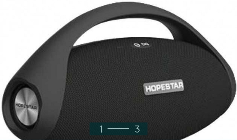 Портативная Bluetooth Колонка HOPESTAR H-31 Black, Red Киев - изображение 3