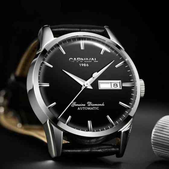 Часы мужские механические Carnival Flagman Magnetic Grey (2 ремешка) Винница