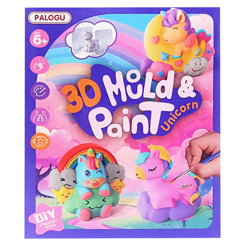 Набір для творчості Гіпсова розмальовка "Unicorn" S138-34(Unicorn) гіпс, форми, фарби Вінниця - фото 1