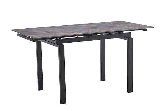 Стіл Оріон 100(+25+25)*70, чорн/керам  Армані грей Київ