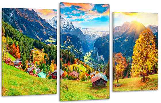 Модульная картина в гостиную / спальню    Гори    Art-705_3 100x150 см Киев