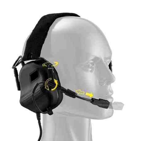 Активные наушники ARM NEXT F10 цвет Олива | Тактические наушники для стрельбы с шумоподавлением Одесса