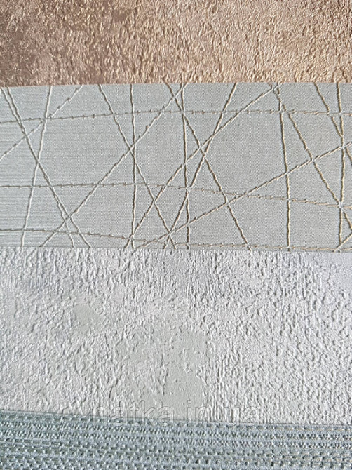 Шпалери вінілові на флізелін Sirpi Alta gamma Sempre 3 абстракція смужка павутинка золотиста на бірюзовому Київ - фото 2