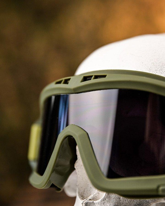 Защитные тактические очки-маска с сменными линзами  oliva ПП7847 Одесса - изображение 4