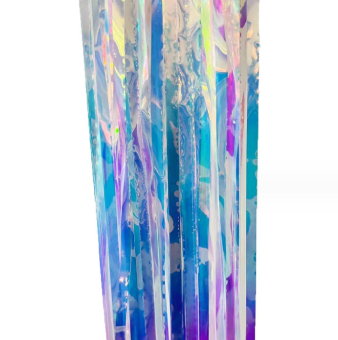 Дождик для фотозоны для праздника новогодний 2 м на 1 м перламутровый Киев - изображение 4