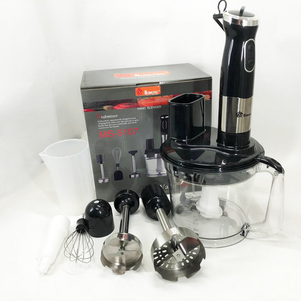 Блендер для збивання крему і соусів, Блендер для кухні з мірним стаканом переносний ZQ-84 Львів - фото 13