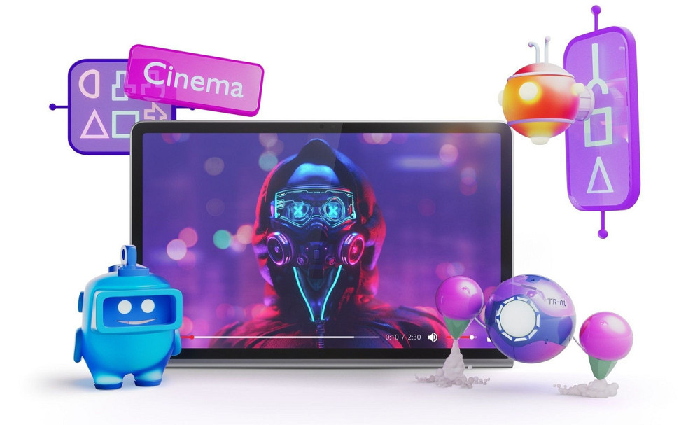 Планшет Lenovo Tab Plus TB351FU 8/256GB Luna Grey (ZADX0043UA) Сірий Харків - фото 17