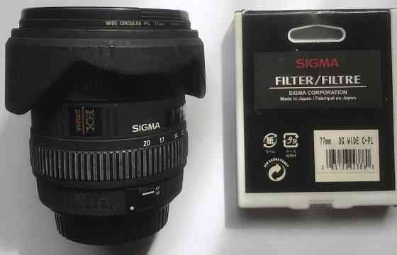 Широкоугольный объектив Sigma 10-20 f/4-5.6 Canon. Харьков