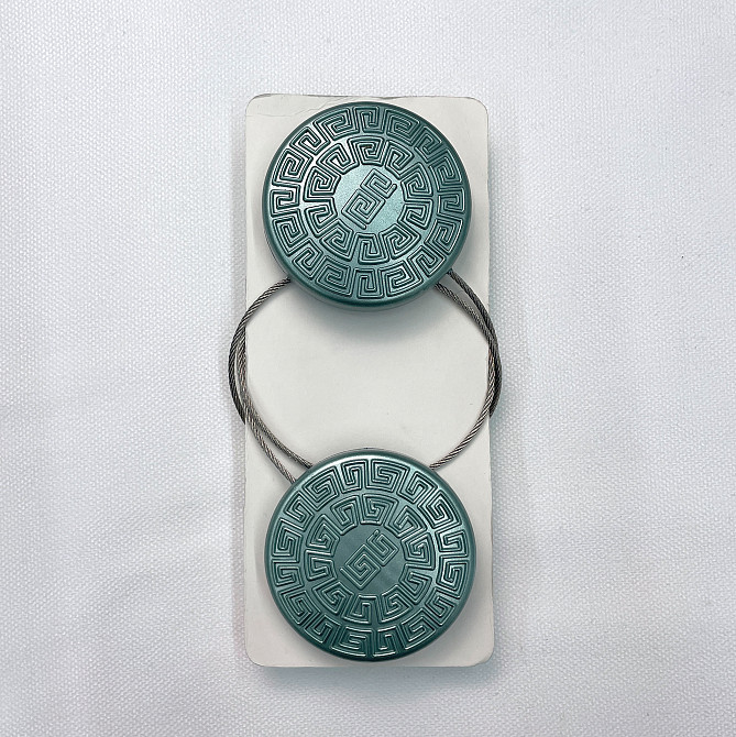 Магниты для штор и гардин Родос набор 2 шт Голубой (81-128) Киев - изображение 6