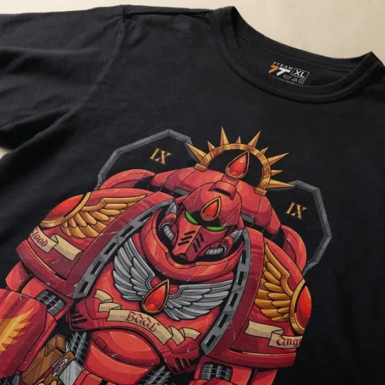 Футболка чоловіча з  принтом WarHammer 40K Blood Angels Розмір 48 Дніпро