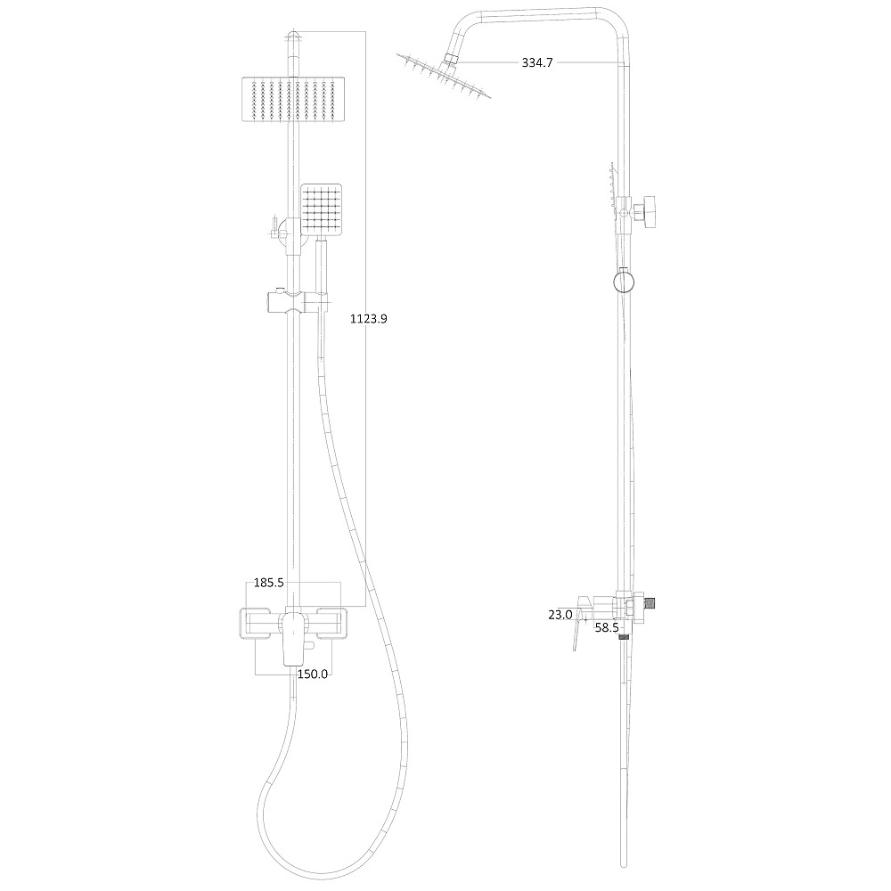Душова система Globus Lux BONN GLB-0005N Луцк - изображение 6