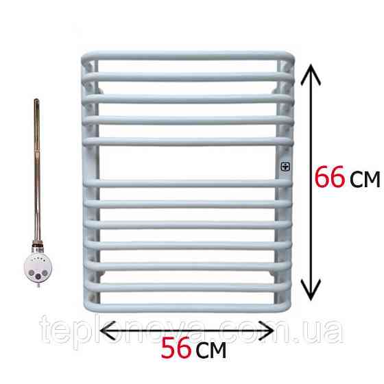 Электрический полотенцесушитель Белый 660х560 Terma Alina Черновцы