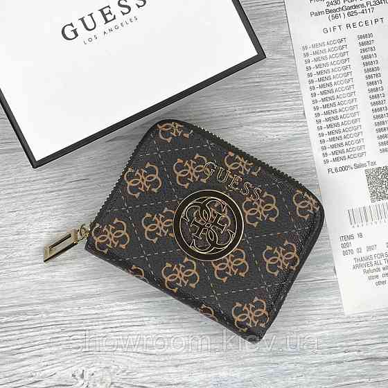 Жіночий невеликий гаманець Guess (758019) brown small Київ