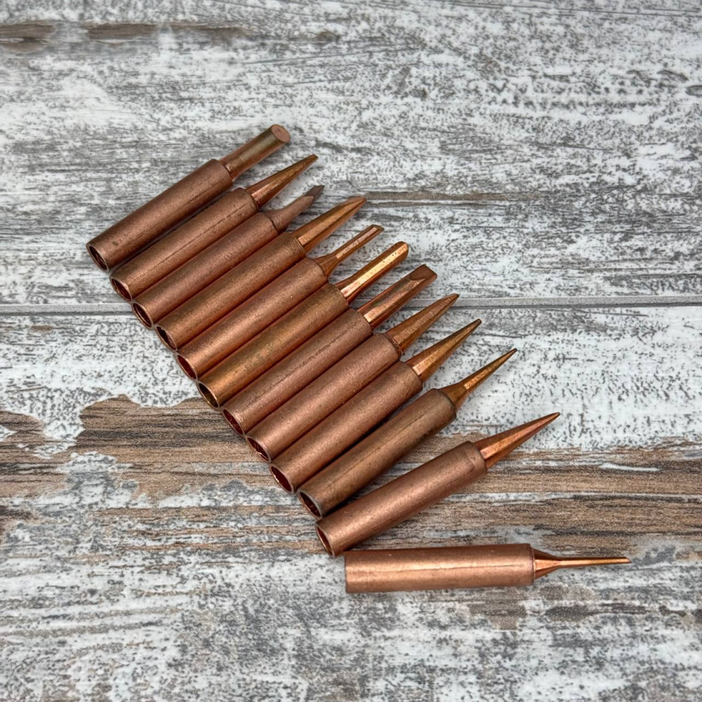 Набір жал 12шт 900M-T для паяльних станцій паяльників Hakko для точної пайки Київ - фото 2